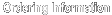 Ordering Information