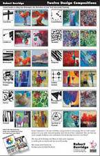 Colorful Composition Chart & Rembrant-Style Lighting Technique Chart