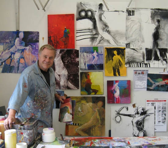 Bob at Abstract Figurative Workshop
