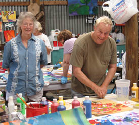 Bob and Dena Painting