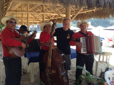 Bob and Musicians in Mexico