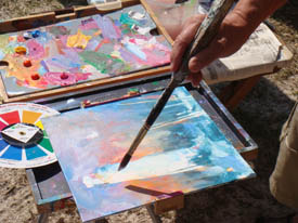 Step Five - Reestablish light house shape and dominant color