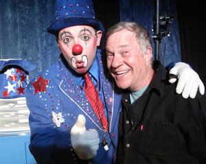 Bob & Clown at Circus Vargas