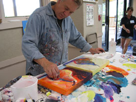 Bob Paints with VIVA Towels